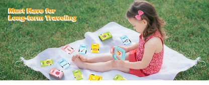 SUPER TOY 112 Talking Baby Double Sided Flash Cards Educational Toys for 1+ Years Old,Cognitive_Skills Early Learning Educational Electronic Interactive Montessori Toys, Birthday Gift